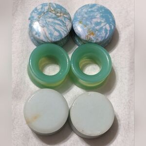 19mm 3/4" plugs tunnels gauges for stretched ears